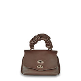 BORSA POSTINA® BABY IN PELLE LISCIA BROWN BOLETO - Black Friday Zanellato | Zanellato