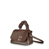 BORSA POSTINA® BABY IN PELLE LISCIA BROWN BOLETO - Black Friday Zanellato | Zanellato