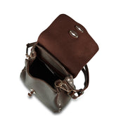 BORSA POSTINA® BABY IN PELLE LISCIA BROWN BOLETO - brown boleto | Zanellato