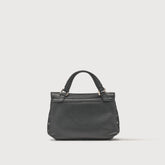 BORSA POSTINA® BABY IN PELLE MARTELLATA BLACK NERO - Black nero | Zanellato