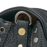 BORSA POSTINA® BABY IN PELLE MARTELLATA BLACK NERO - Black nero | Zanellato