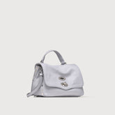 BORSA POSTINA® BABY IN PELLE MARTELLATA GREY CLOUD - Borse Autunno-Inverno | Zanellato