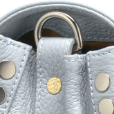 BORSA POSTINA® MEDIUM IN PELLE MARTELLATA GREY CLOUD - Grey cloud | Zanellato