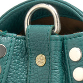 BORSA POSTINA® MEDIUM IN PELLE MARTELLATA GREEN ACCA - Green acca | Zanellato