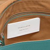 BORSA POSTINA® MEDIUM IN PELLE MARTELLATA GREEN ACCA - Green acca | Zanellato