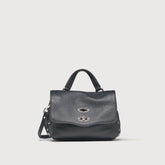 BORSA POSTINA® BABY IN PELLE MARTELLATA DARK NAVY - Borse iconiche | Zanellato