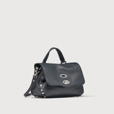 BORSA POSTINA® BABY IN PELLE MARTELLATA DARK NAVY - Borse iconiche | Zanellato