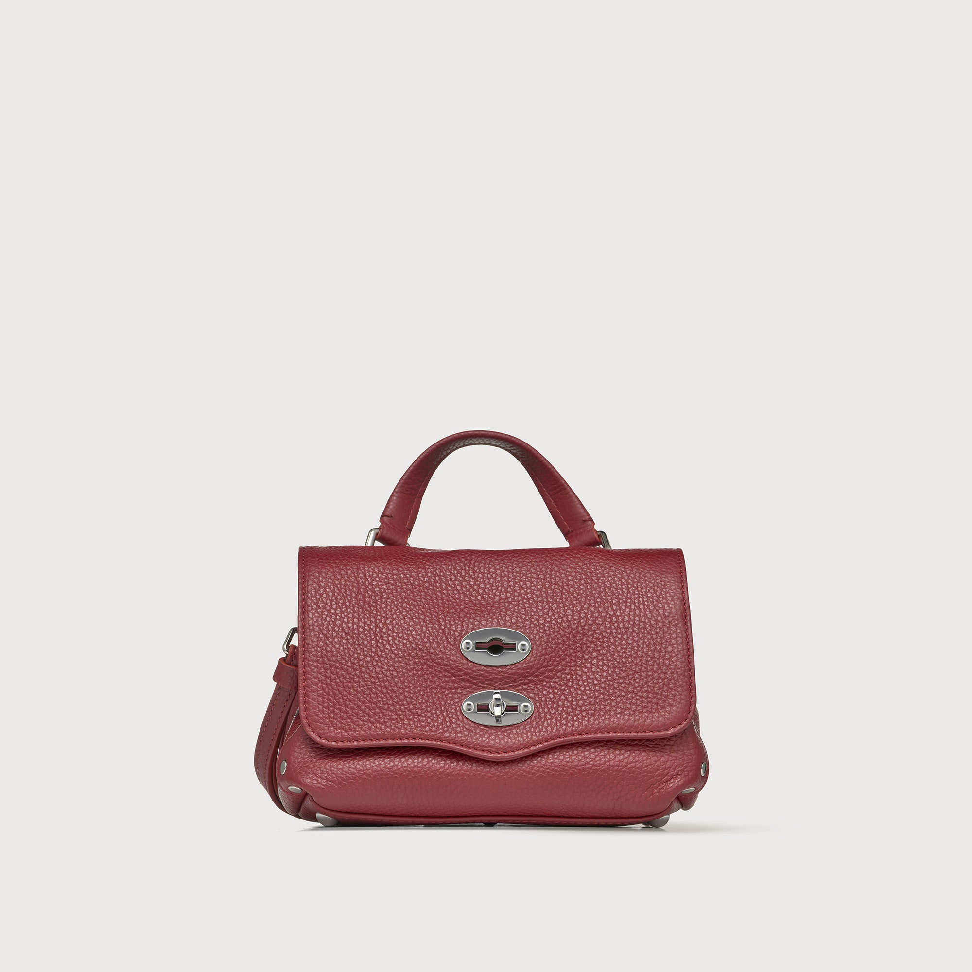 Zanellato BORSA POSTINA® BABY IN PELLE MARTELLATA RED OPERA | Zanellato