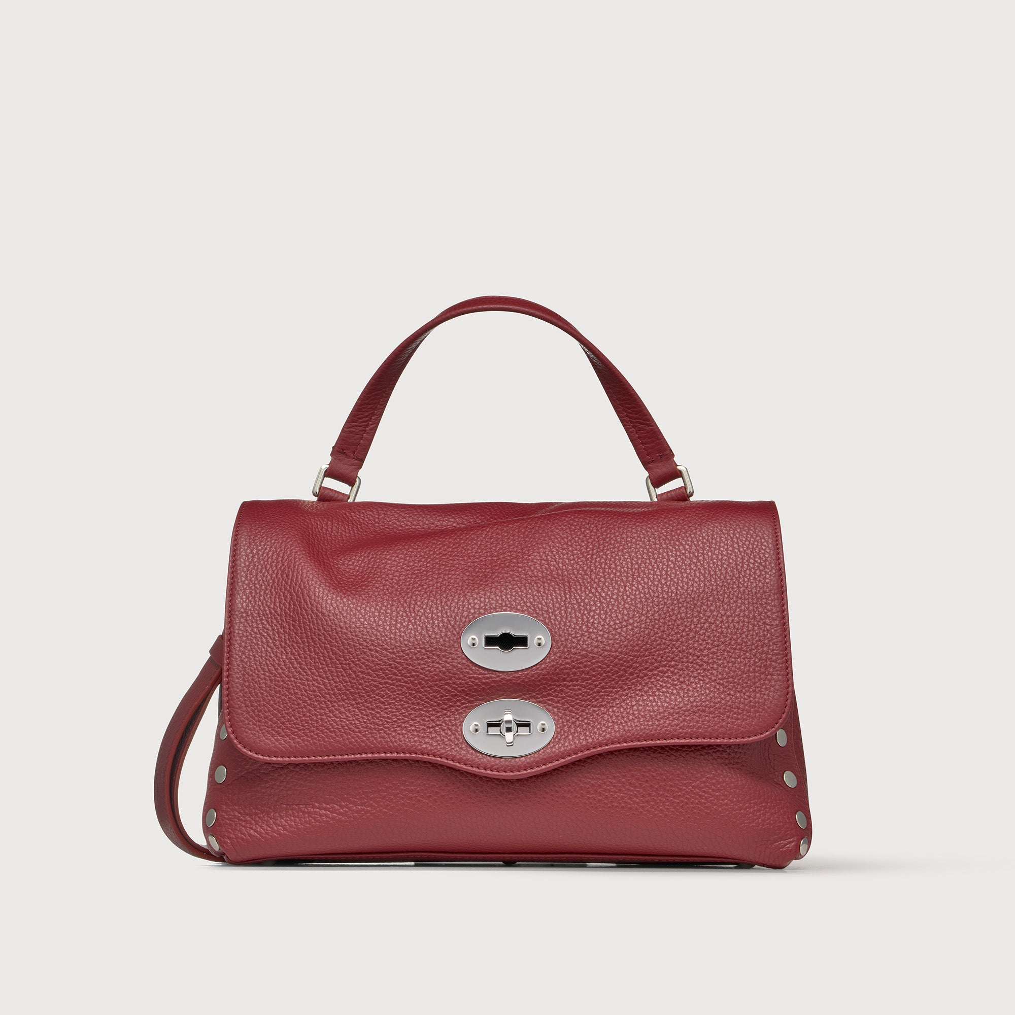 Zanellato BORSA POSTINA® SMALL IN PELLE MARTELLATA RED OPERA | Zanellato