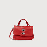 BORSA POSTINA® BABY IN PELLE MARTELLATA RED VENEZIANO - Postina® | Zanellato