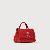 BORSA POSTINA® BABY IN PELLE MARTELLATA RED VENEZIANO - Borse a Tracolla | Zanellato