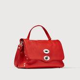 BORSA POSTINA® SMALL IN PELLE MARTELLATA RED VENEZIANO - Borse a Tracolla | Zanellato