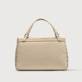 BORSA POSTINA® SMALL IN PELLE MARTELLATA WHITE BIANCONE - White biancone | Zanellato