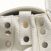 BORSA POSTINA® MEDIUM IN PELLE MARTELLATA BIANCO LATTE - Bianco latte | Zanellato