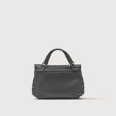 BORSA POSTINA® BABY IN PELLE MARTELLATA BLACK NERO - Black nero | Zanellato