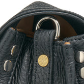 BORSA POSTINA® SMALL IN PELLE MARTELLATA BLACK NERO - NERO | Zanellato