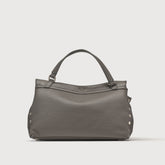 BORSA POSTINA® SMALL IN PELLE MARTELLATA GREY MONTEBIANCO - Grey montebianco | Zanellato