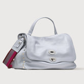 BORSA POSTINA® MEDIUM IN PELLE MARTELLATA GREY CLOUD - Borse Autunno-Inverno | Zanellato