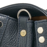 BORSA POSTINA® SMALL IN PELLE MARTELLATA DARK NAVY | Zanellato