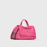 BORSA POSTINA® BABY IN PELLE MARTELLATA PINK ORCHIDEA - Pink orchidea | Zanellato