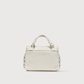 BABY POSTINA® MESSENGER BAG IN TUMBLED LEATHER BIANCO LATTE | Zanellato