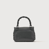 BORSA POSTINA® BABY IN PELLE MARTELLATA BLACK NERO - Black nero | Zanellato