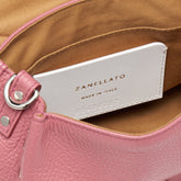 BORSA POSTINA® BABY IN PELLE MARTELLATA PINK ROSATO - Pink rosato | Zanellato