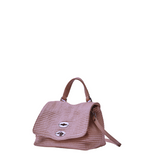 BORSA POSTINA® BABY IN TESSUTO PAGLIA VIOLET MODENA - Black Friday Zanellato | Zanellato