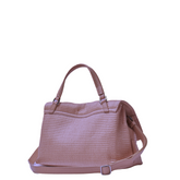 <p>SMALL POSTINA® BAG IN STRAW FABRIC VIOLET MODENA</p> | Zanellato