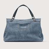 BORSA POSTINA® MEDIUM IN PELLE DENIM BLUE RAW - denim blue raw | Zanellato