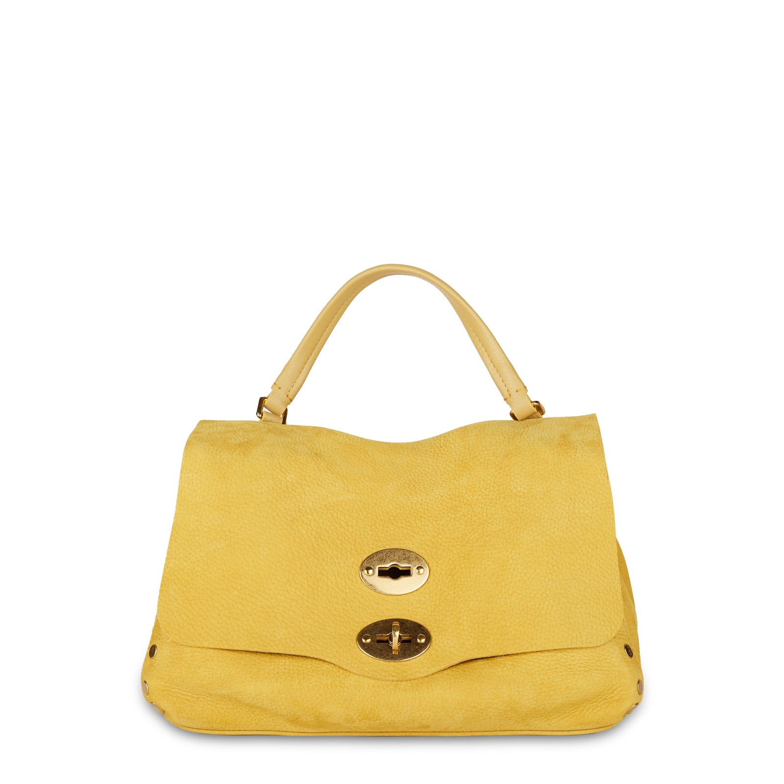 Zanellato BORSA POSTINA® SMALL IN PELLE NABUK YELLOW | Zanellato