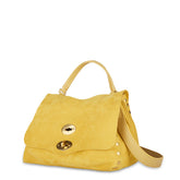 BORSA POSTINA® SMALL IN PELLE NABUK YELLOW - Black Friday Zanellato | Zanellato