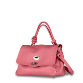 BORSA POSTINA® SMALL IN PELLE LISCIA ROSE GUARANA' - Black Friday Zanellato | Zanellato