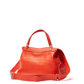 BORSA POSTINA® SMALL IN PELLE STAMPATA RED MEDUSA - red medusa | Zanellato