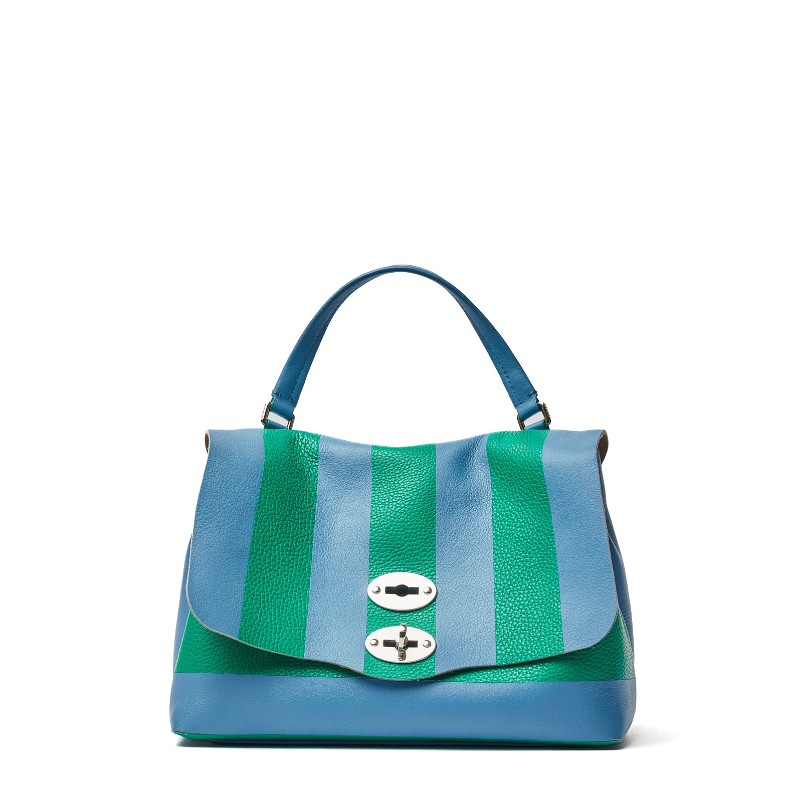 Zanellato BORSA POSTINA® SMALL IN PELLE MARTELLATA GREEN SMERALDO | Zanellato