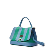 BORSA POSTINA® SMALL IN PELLE MARTELLATA GREEN SMERALDO - Black Friday Zanellato | Zanellato