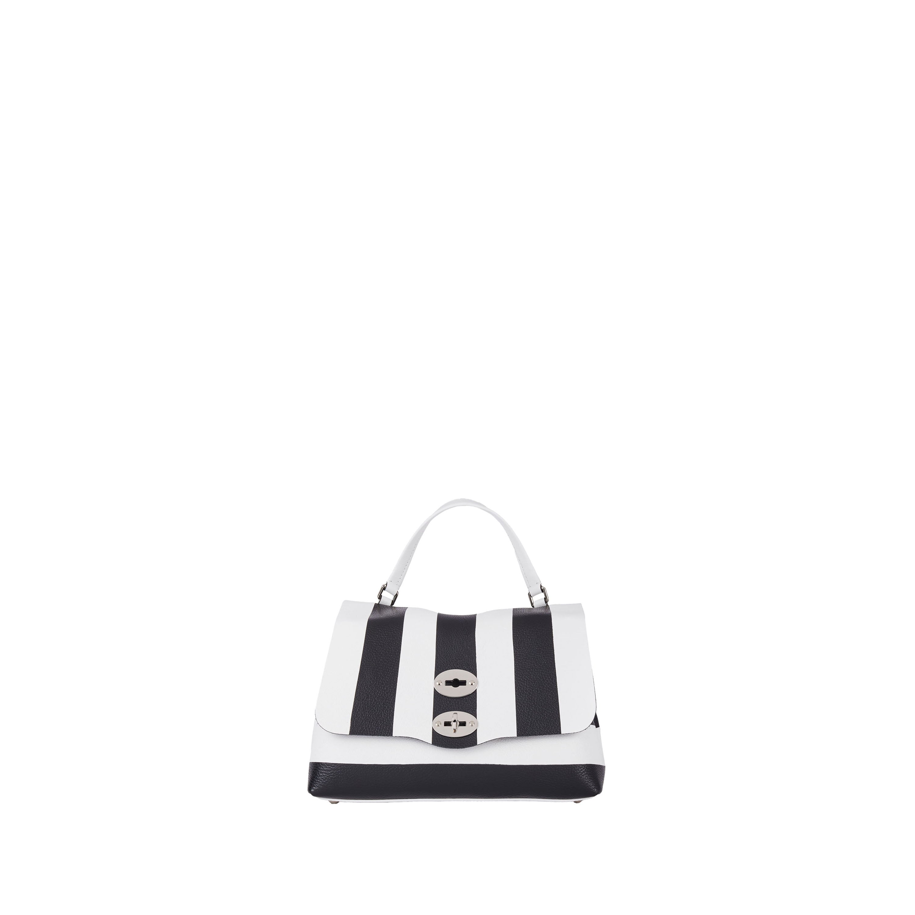 Zanellato BORSA POSTINA® SMALL IN PELLE MARTELLATA WHITE FORTE DEI MARMI | Zanellato