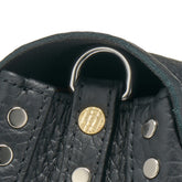 BABY POSTINA® MESSENGER BAG IN TUMBLED LEATHER BLACK NERO | Zanellato