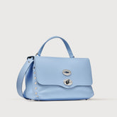 BORSA POSTINA® SMALL IN PELLE MARTELLATA BLUE SALENTO - Spring-Summer Bags | Zanellato