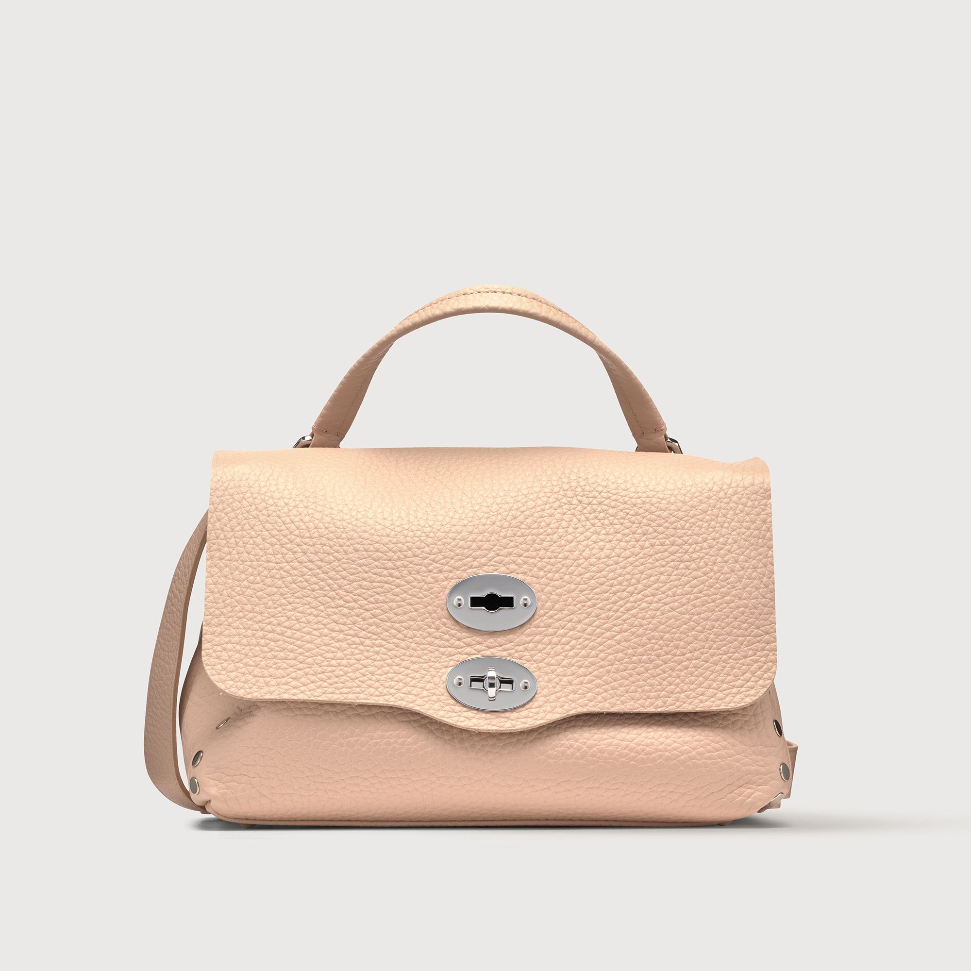 Zanellato BORSA POSTINA® SMALL IN PELLE MARTELLATA PINK ROSATELLO | Zanellato