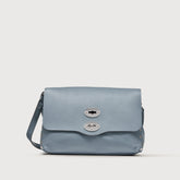 BORSA POSTINA® SMALL IN PELLE LISCIA BLUE GRAN LAGUNA - Borse in Pelle Liscia | Zanellato