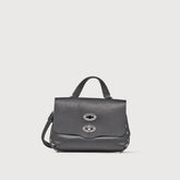 BORSA POSTINA® BABY IN PELLE LISCIA BLACK NERO - Borse a Spalla | Zanellato