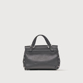 BORSA POSTINA® BABY IN PELLE LISCIA BLACK NERO - Black nero | Zanellato