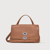 BORSA POSTINA® SMALL IN PELLE LISCIA BEIGE GENCO - beige genco | Zanellato