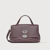 BORSA POSTINA® SMALL IN PELLE LISCIA BROWN SANZENO - brown san zeno | Zanellato