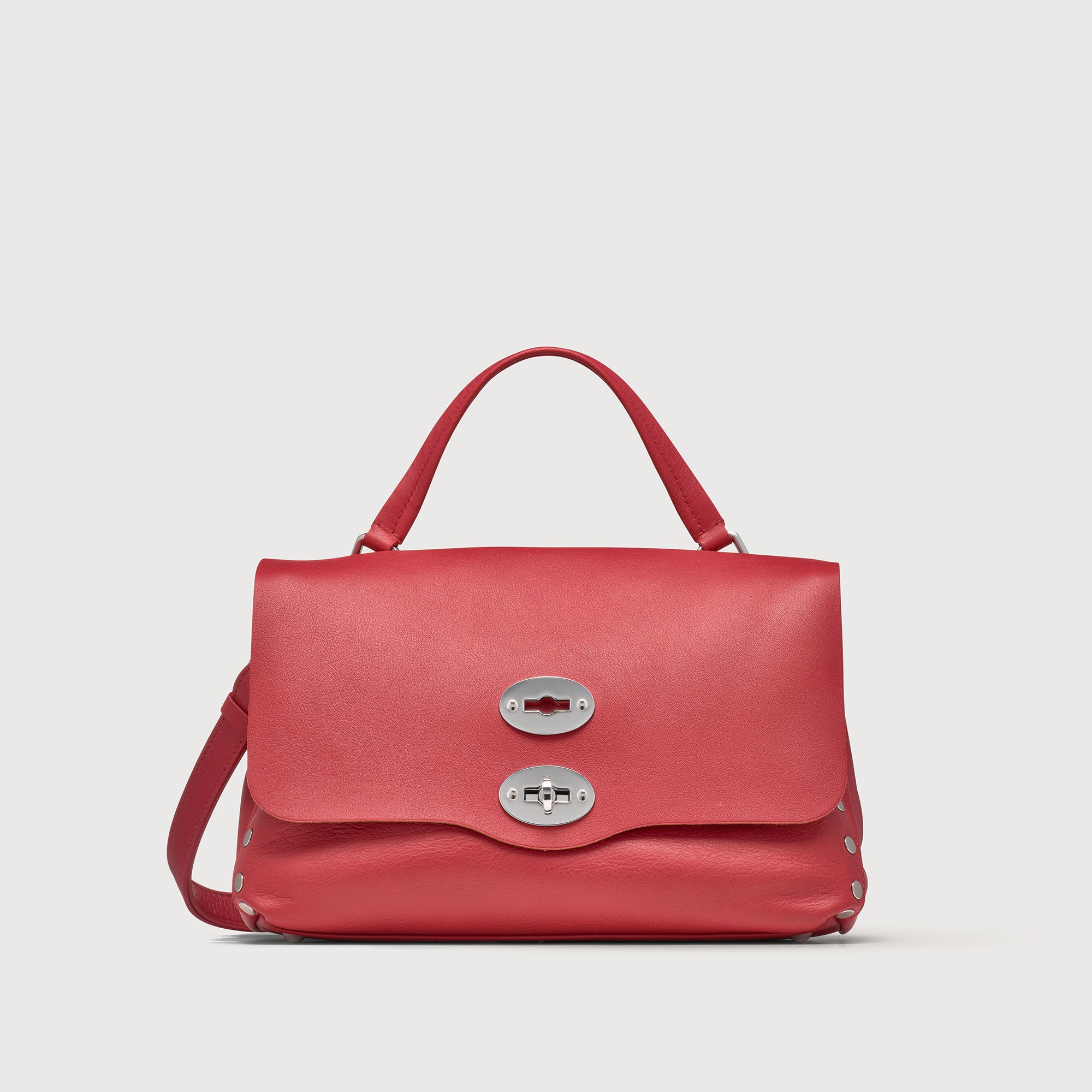 Zanellato BORSA POSTINA® SMALL IN PELLE LISCIA RED VALTELLINA | Zanellato