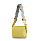 BORSA TINA SMALL IN PELLE MARTELLATA GIALLO TUSCAN - giallo tuscan | Zanellato