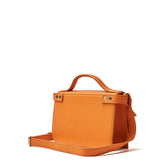 <p>ELLA UNIQUE HANDBAG IN ORANGE NOTO SMOOTH LEATHER</p> | Zanellato