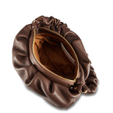 BORSA TULIPA UNICA IN PELLE LISCIA BROWN BOLETO - brown boleto | Zanellato