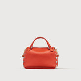 BORSA POSTINA® SUPER BABY IN PELLE MARTELLATA ORANGE CACO - orange caco | Zanellato